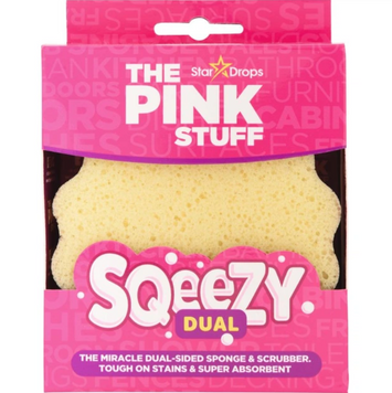 Універсальна двостороння губка-скрубер Pink Stuff Sqeezy Dual 20428 фото