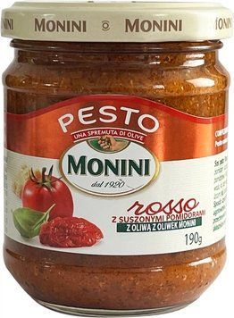 Соус песто Monini rosso з в'яленими помідорами 190 г 21170 фото