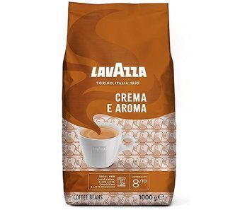 Кофе зерновой Crema E Aroma 8/10 Арабика 60%1кг Робуста 40% 1кг Италия 21457 фото
