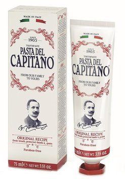 Зубна паста Del Capitano Original Recipe свіжий подих, захищені зуби, та ясна 75мл Італія 15769 фото