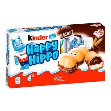 Батончик Kinder Happy Hippo Haselnuss, 103,5г 5238 фото