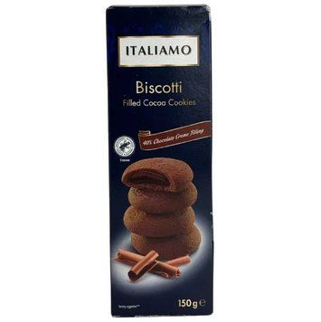 Печиво Biscotti Italiamo з шоколадною начинкою 150g 20909 фото
