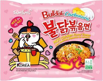 Лапша SamYang Buldak Carbonara Cheese острая Корея 16068 фото