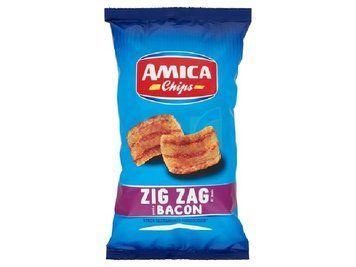 Чіпси AMICA ZIG-ZAG BACON, 160г 22637 фото