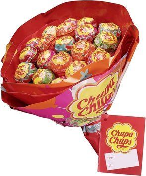 Льодяники ChupaChups Flower Bouquete 19шт* букет 7810 фото