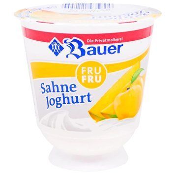 Йогурт Bauer абрикос манго 150g Німеччина 16283 фото