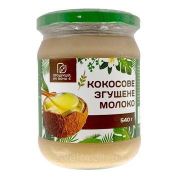 Кокосове згущене молоко 540г Продукція як вона є 21232 фото