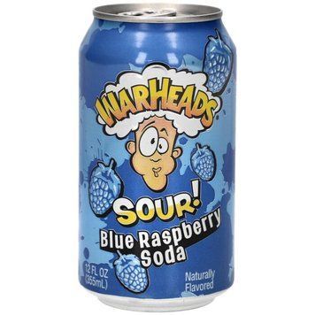 Напиток газированный WarHeads Sour Blue Raspberry Soda 330ml 16724 фото