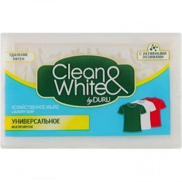 Мило господарське Duru Clean&White універсальне 4х120 г 20961 фото
