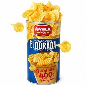 Чіпси рифлені AMICA ELDORADA, 400 г 22283 фото