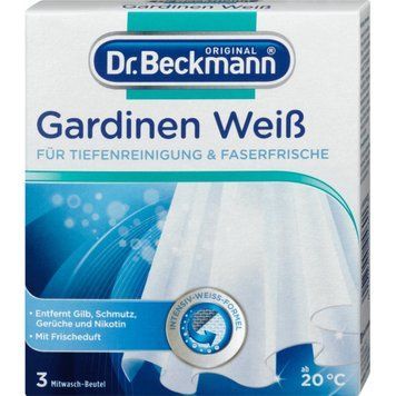 Отбеливатель для штор и гардин Dr. Beckmann 3 шт Германия 15074 фото