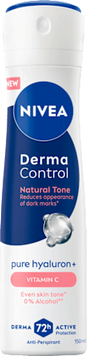 Дезодорант спрей Nivea Derma Control Natural Tone, 150 мл 21660 фото