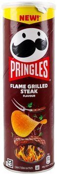 Чипсы Pringles Flame Grilled Steak 165g 20444 фото