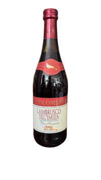 Вино молодое красное полусладкое La Colombara Lambrusco Dell'emilia Rosso 0.75l Италия 16408 фото