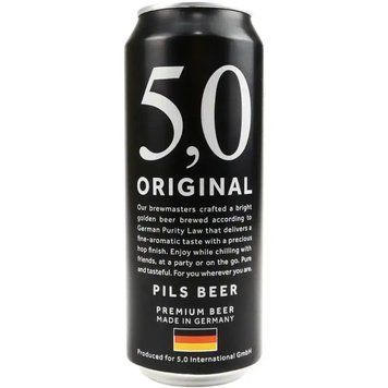 Пиво світле , фільтроване 5,0 Original 0.5л з/б Німеччина 6451 фото