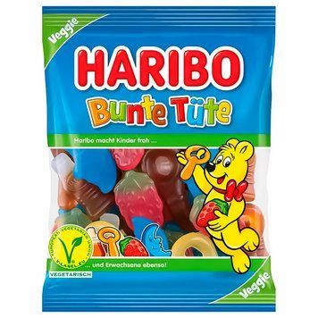 Желатинові цукерки Haribo Bunte Tute 175g Німеччина 15474 фото