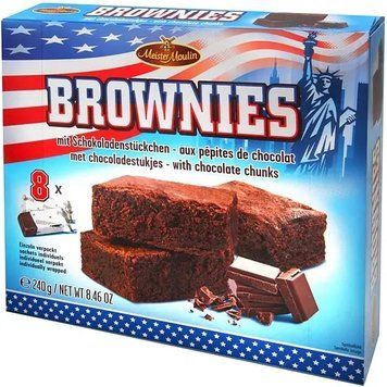 Тістечка брауні Meister Miulin Brownies Amerikan Stylt з шматочками шоколаду 240г Австрія 15197 фото