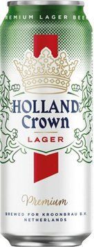 Пиво світле Holland Crown Lager 0.5 З/Б Австрія 7846 фото