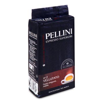 Кава мелена Pellini Espresso Superiore №2 Vellutato Арабіка 70% Робуста 30% 250g 17236 фото