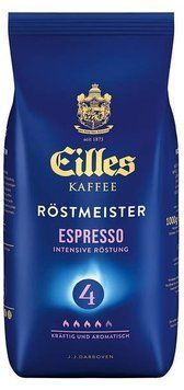 Кава зернова Eilles Espresso Купаж: 90% Арабіки та 10% Робусти, 1kg Німеччина 6635 фото