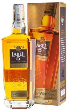 Віскі Label 5 Gold Heritage 0.7 л 40% в подарунковій коробці 22046 фото