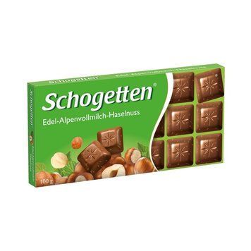 Шоколад Schogetten Alpine Milk Hazelnuts 100г. Германия 15882 фото