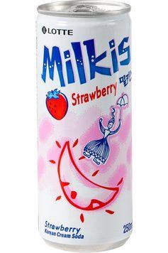 Напій газований Milkis Strawberry Flavor 250ml Корея 15248 фото