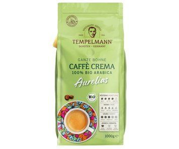 Кава Tempelmann Aurelias Caffe Crema у зернах 1 кг 21113 фото