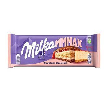 Шоколад Milka MAX Strawberry Cheesecake 300g Німеччина 15377 фото