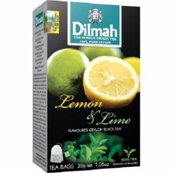 Чай чорний пакетований Dilmah Лимон і лайм, 1.5 г х 20 шт. 22195 фото