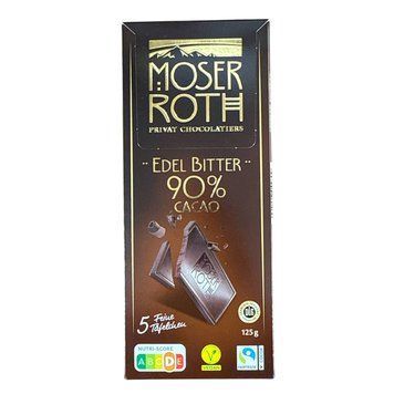 Шоколад Moser Rothe Edel Bitter 90% Cacao 125г Германия 15800 фото