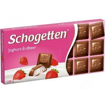 Шоколад Schogetten Youghurt-Strawberry 100г. Германия 15880 фото