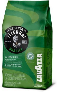 Кофе зерновой Lavazza Tierra Brasile Купаж 1 kg Италия 6018 фото