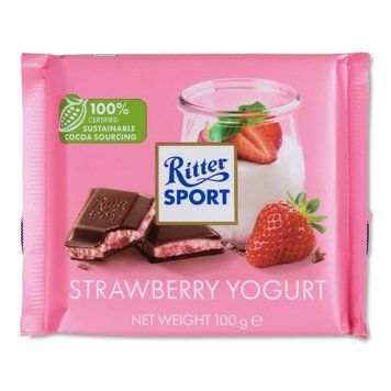 Шоколад Ritter Spory Strawberry Yogurt 100g Германия 16887 фото