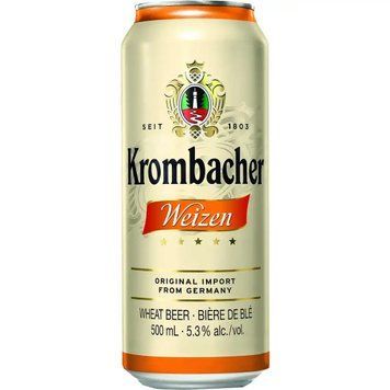Пиво светлое нефильтрованное Krombacher weizen 0.5 З/Б 4006 фото