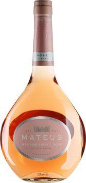 Вино розовое, полусладкое натуральное виноградное Mateus Rose 0.75l Португалия 7387 фото