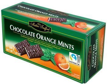 Цукерки Maitre Truffour Chocolate Orange Mints 200g Австрия 5034 фото