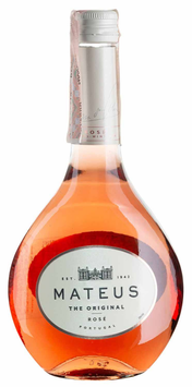 Вино розовое, полусухое натуральное виноградное Mateus Rose 0.75l Португалия 7153 фото