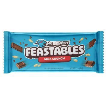 Шоколад MrBeast Feastables Milk Crunch 60г 20672 фото