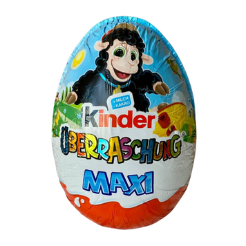 Яйцо Kinder MAXI Uberraschung 100g для мальчиков Германия 15368 фото