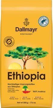 Кофе зерновой Dallmayr Ethiopia 100% Арабика 500 gr Германия 89 фото