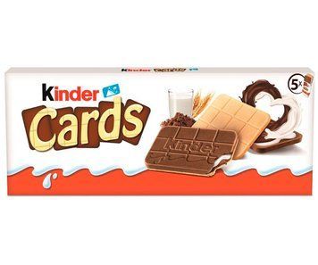 Печиво Kinder Cards 128g Італія 5155 фото
