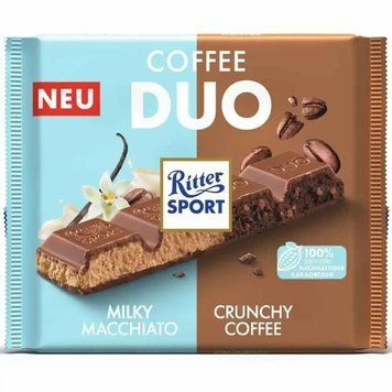 Шоколад Ritter Sport Duo з кавовою начинкою, 218 г 21117 фото